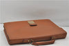 Auth Louis Vuitton Epi Serviette Ambassadeur Brown Briefcase M54418 LV 9098D