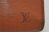 Auth Louis Vuitton Epi Serviette Ambassadeur Brown Briefcase M54418 LV 9098D