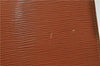 Auth Louis Vuitton Epi Serviette Ambassadeur Brown Briefcase M54418 LV 9098D