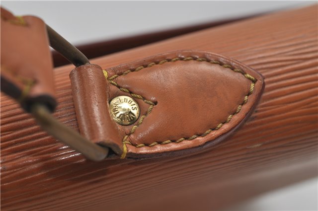 Auth Louis Vuitton Epi Serviette Ambassadeur Brown Briefcase M54418 LV 9098D