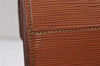 Auth Louis Vuitton Epi Serviette Ambassadeur Brown Briefcase M54418 LV 9098D