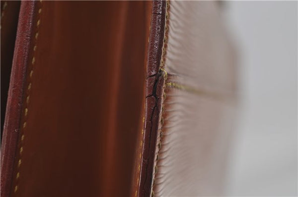 Auth Louis Vuitton Epi Serviette Ambassadeur Brown Briefcase M54418 LV 9098D