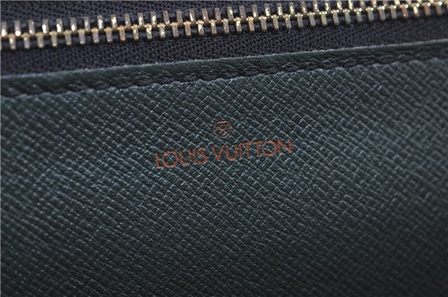 Auth Louis Vuitton Epi Serviette Ambassadeur Brown Briefcase M54418 LV 9098D