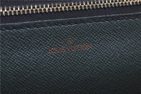 Auth Louis Vuitton Epi Serviette Ambassadeur Brown Briefcase M54418 LV 9098D