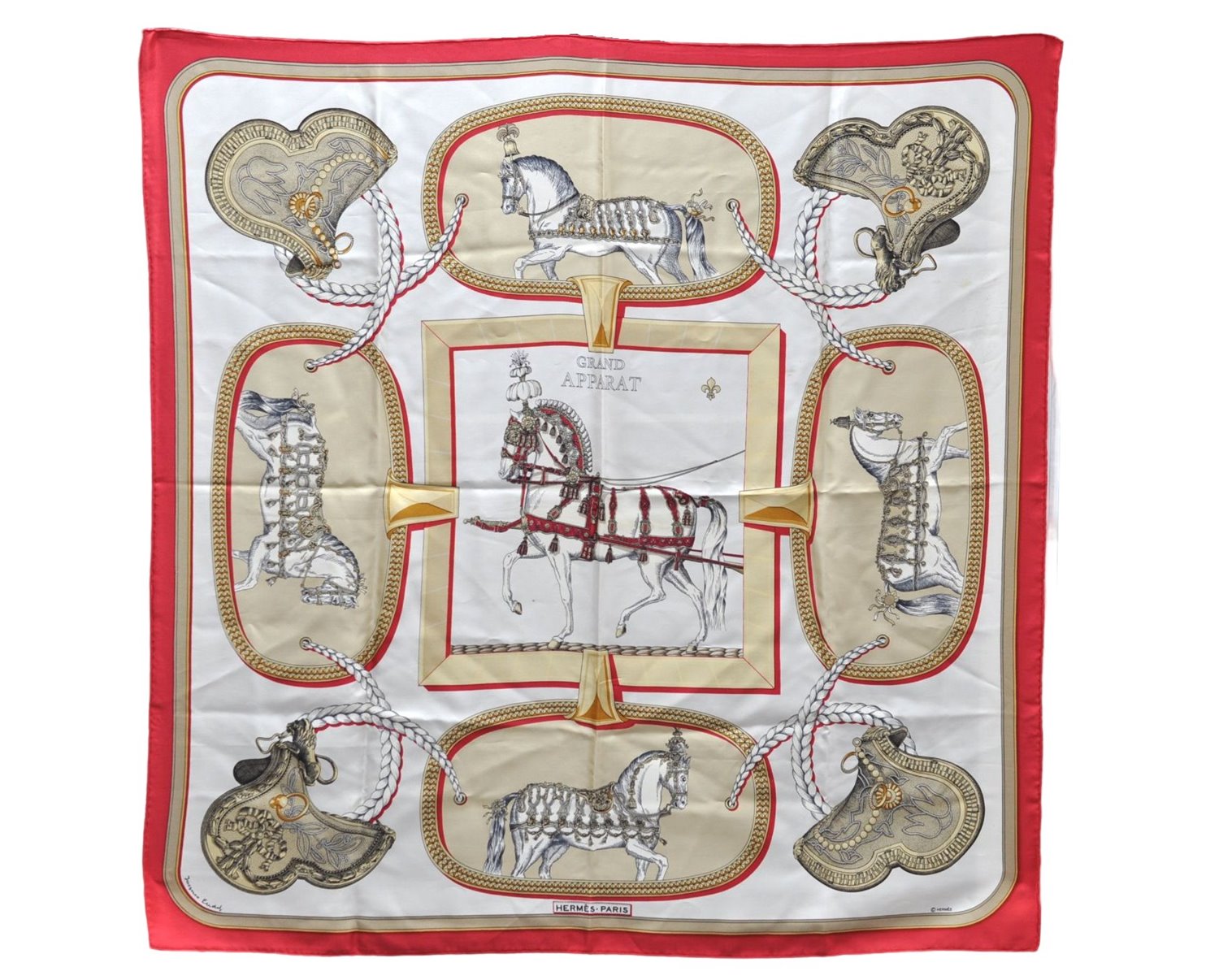 Authentic HERMES Carre 90 Scarf 