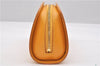 Authentic Louis Vuitton Epi Dauphine Cosmetic Pouch Yellow M48449 LV 9101C