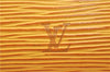 Authentic Louis Vuitton Epi Dauphine Cosmetic Pouch Yellow M48449 LV 9101C