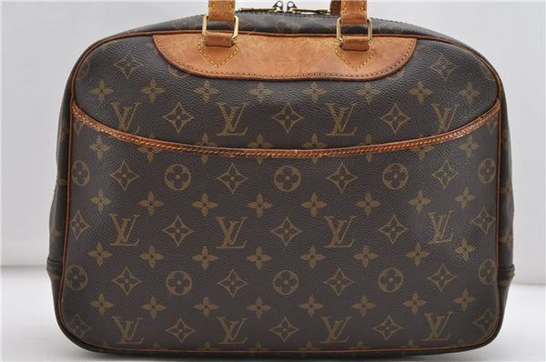 Authentic Louis Vuitton Monogram Deauville Hand Bag M47270 LV 9104C