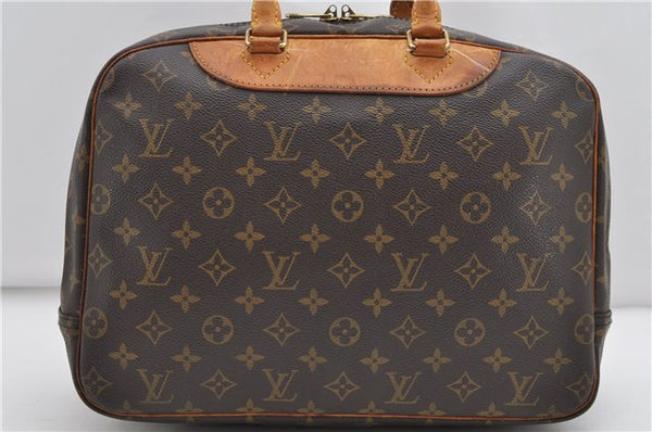 Authentic Louis Vuitton Monogram Deauville Hand Bag M47270 LV 9104C