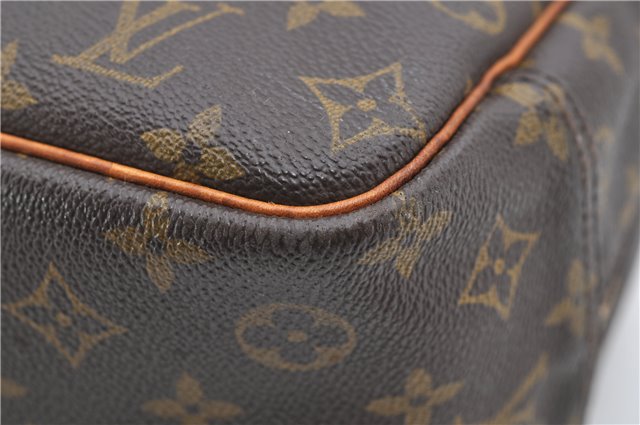 Authentic Louis Vuitton Monogram Deauville Hand Bag M47270 LV 9104C
