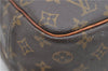 Authentic Louis Vuitton Monogram Deauville Hand Bag M47270 LV 9104C
