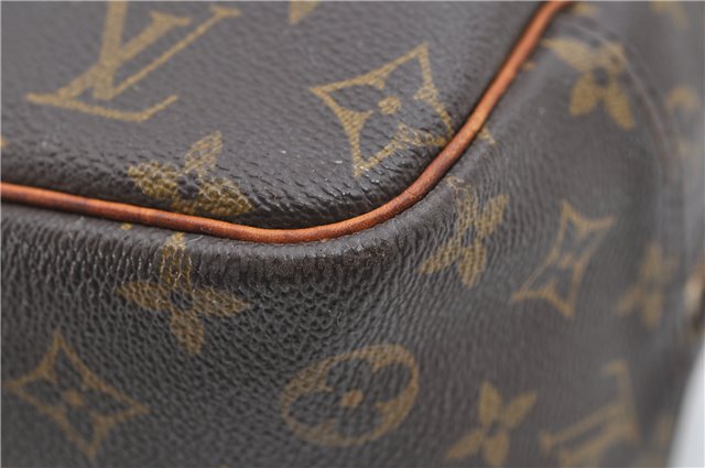 Authentic Louis Vuitton Monogram Deauville Hand Bag M47270 LV 9104C