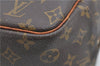 Authentic Louis Vuitton Monogram Deauville Hand Bag M47270 LV 9104C