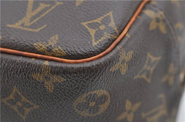 Authentic Louis Vuitton Monogram Deauville Hand Bag M47270 LV 9104C