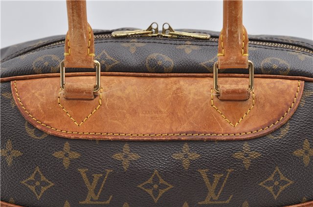 Authentic Louis Vuitton Monogram Deauville Hand Bag M47270 LV 9104C