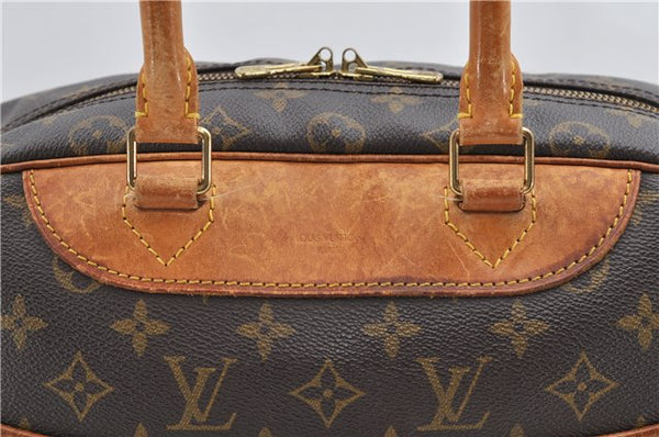 Authentic Louis Vuitton Monogram Deauville Hand Bag M47270 LV 9104C