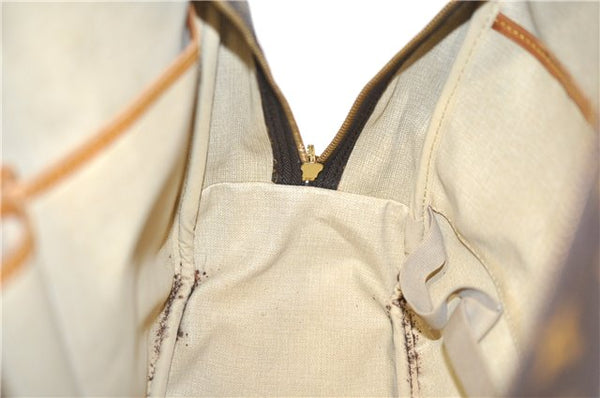 Authentic Louis Vuitton Monogram Deauville Hand Bag M47270 LV 9104C