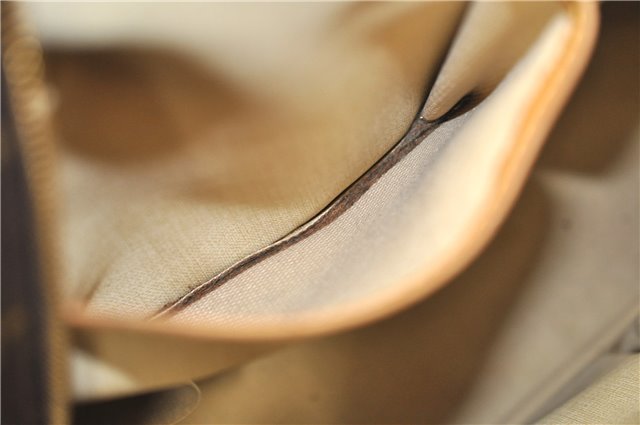 Authentic Louis Vuitton Monogram Deauville Hand Bag M47270 LV 9104C