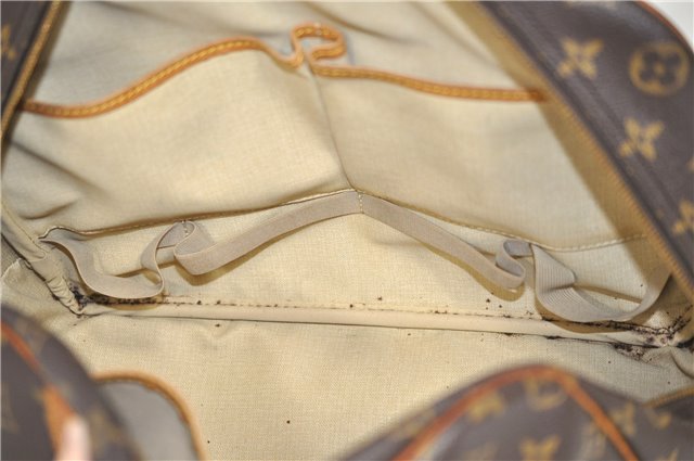 Authentic Louis Vuitton Monogram Deauville Hand Bag M47270 LV 9104C