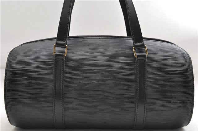 Authentic Louis Vuitton Epi Soufflot Hand Bag Black M52222 LV 9105D