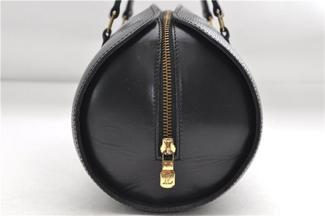 Authentic Louis Vuitton Epi Soufflot Hand Bag Black M52222 LV 9105D