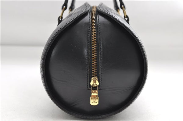 Authentic Louis Vuitton Epi Soufflot Hand Bag Black M52222 LV 9105D