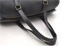 Authentic Louis Vuitton Epi Soufflot Hand Bag Black M52222 LV 9105D
