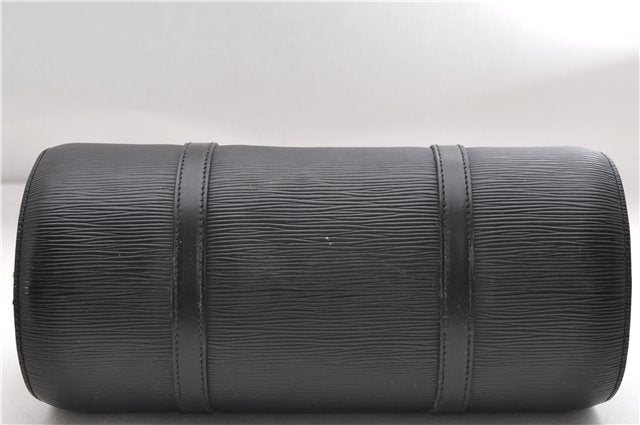 Authentic Louis Vuitton Epi Soufflot Hand Bag Black M52222 LV 9105D