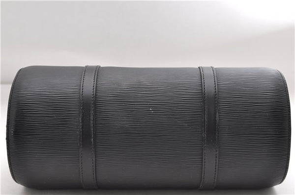 Authentic Louis Vuitton Epi Soufflot Hand Bag Black M52222 LV 9105D