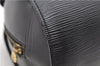 Authentic Louis Vuitton Epi Soufflot Hand Bag Black M52222 LV 9105D
