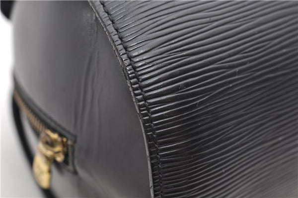 Authentic Louis Vuitton Epi Soufflot Hand Bag Black M52222 LV 9105D