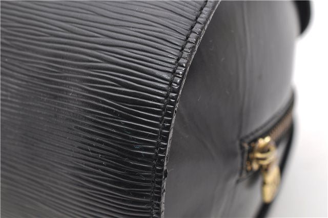 Authentic Louis Vuitton Epi Soufflot Hand Bag Black M52222 LV 9105D