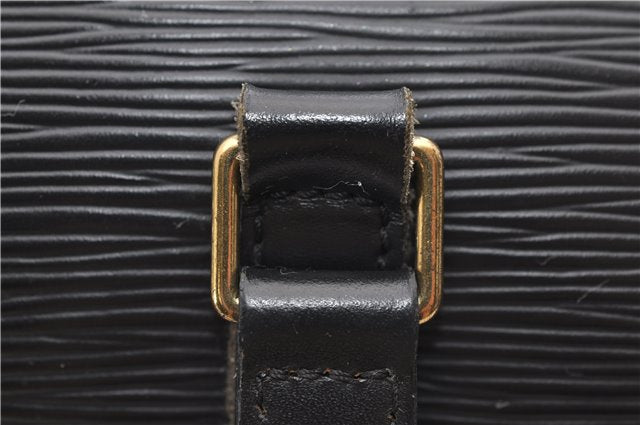 Authentic Louis Vuitton Epi Soufflot Hand Bag Black M52222 LV 9105D