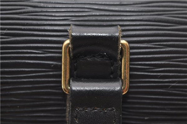 Authentic Louis Vuitton Epi Soufflot Hand Bag Black M52222 LV 9105D