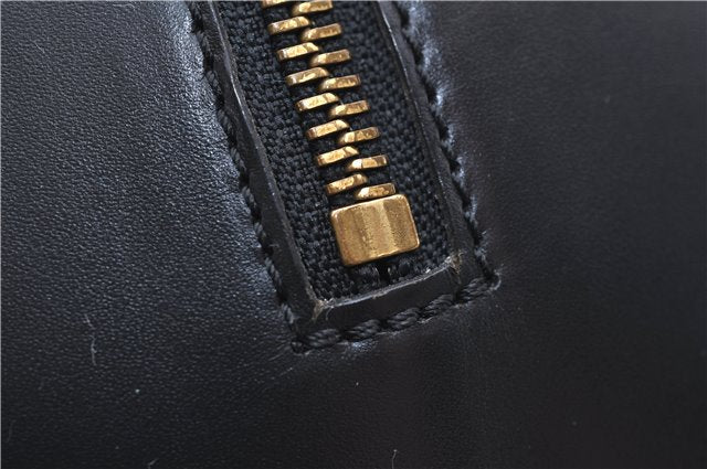 Authentic Louis Vuitton Epi Soufflot Hand Bag Black M52222 LV 9105D