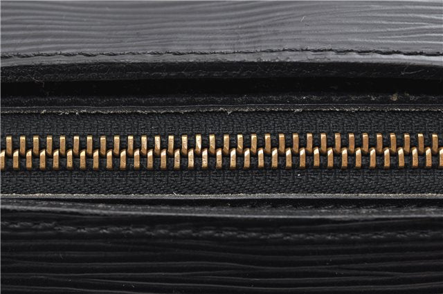 Authentic Louis Vuitton Epi Soufflot Hand Bag Black M52222 LV 9105D