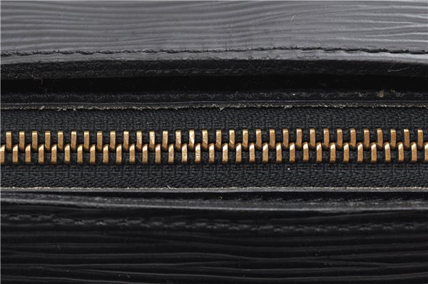 Authentic Louis Vuitton Epi Soufflot Hand Bag Black M52222 LV 9105D