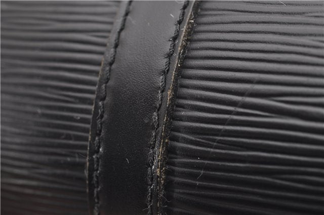 Authentic Louis Vuitton Epi Soufflot Hand Bag Black M52222 LV 9105D