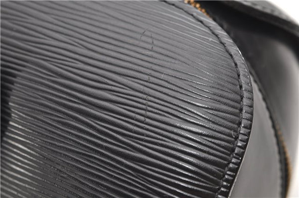 Authentic Louis Vuitton Epi Soufflot Hand Bag Black M52222 LV 9105D