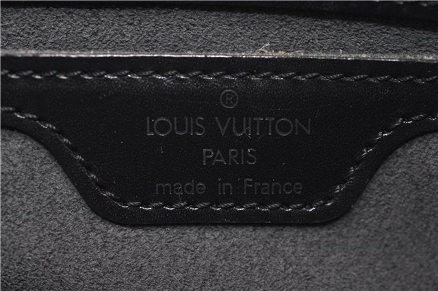 Authentic Louis Vuitton Epi Soufflot Hand Bag Black M52222 LV 9105D