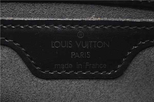 Authentic Louis Vuitton Epi Soufflot Hand Bag Black M52222 LV 9105D