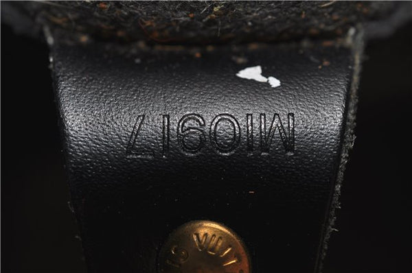 Authentic Louis Vuitton Epi Soufflot Hand Bag Black M52222 LV 9105D