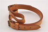 Authentic Louis Vuitton Leather Shoulder Strap Beige 22.8-25.6" LV 9105F