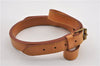 Authentic Louis Vuitton Leather Shoulder Strap Beige 22.8-25.6" LV 9105F