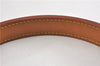 Authentic Louis Vuitton Leather Shoulder Strap Beige 22.8-25.6" LV 9105F