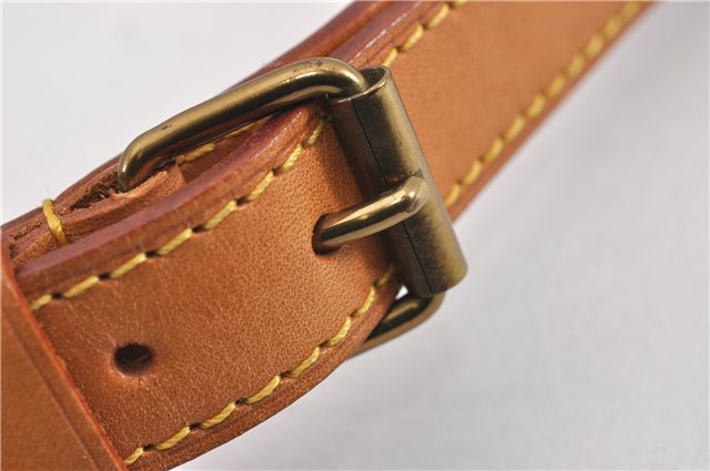 Authentic Louis Vuitton Leather Shoulder Strap Beige 22.8-25.6