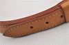 Authentic Louis Vuitton Leather Shoulder Strap Beige 22.8-25.6" LV 9105F