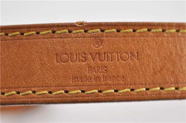 Authentic Louis Vuitton Leather Shoulder Strap Beige 22.8-25.6