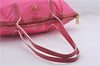 Authentic PRADA Nylon Leather 2Way Shoulder Hand Tote Bag Pink 9106D