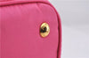 Authentic PRADA Nylon Leather 2Way Shoulder Hand Tote Bag Pink 9106D